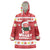 Hawaii Funny Christmas Wearable Blanket Hoodie Spam Musubi Santa