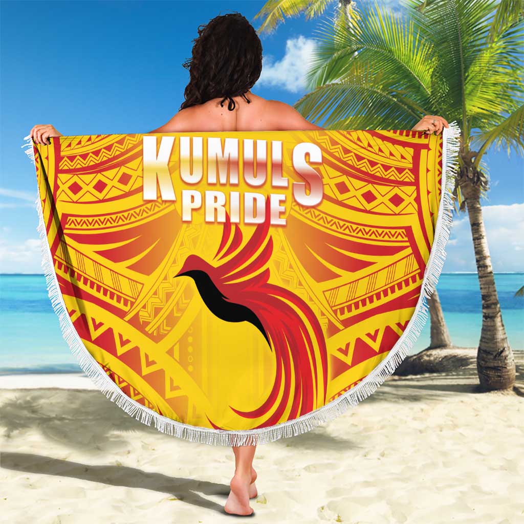 Papua New Guinea Rugby Beach Blanket Kumul Pride Go Champions