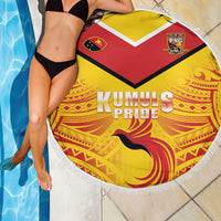Papua New Guinea Rugby Beach Blanket Kumul Pride Go Champions