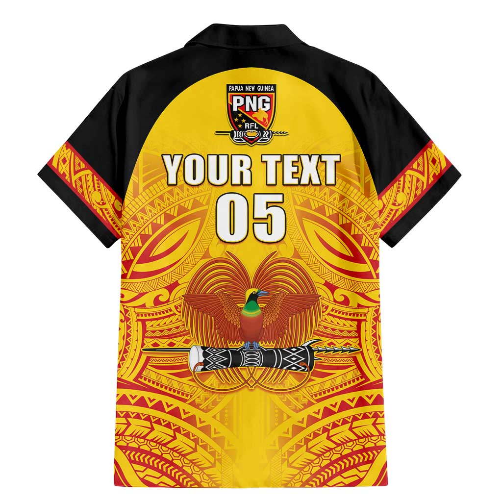 Papua New Guinea Rugby Custom Family Matching Mermaid Dress and Hawaiian Shirt Kumul Pride Go Champions
