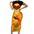 Papua New Guinea Rugby Custom Family Matching Short Sleeve Bodycon Dress and Hawaiian Shirt Kumul Pride Go Champions