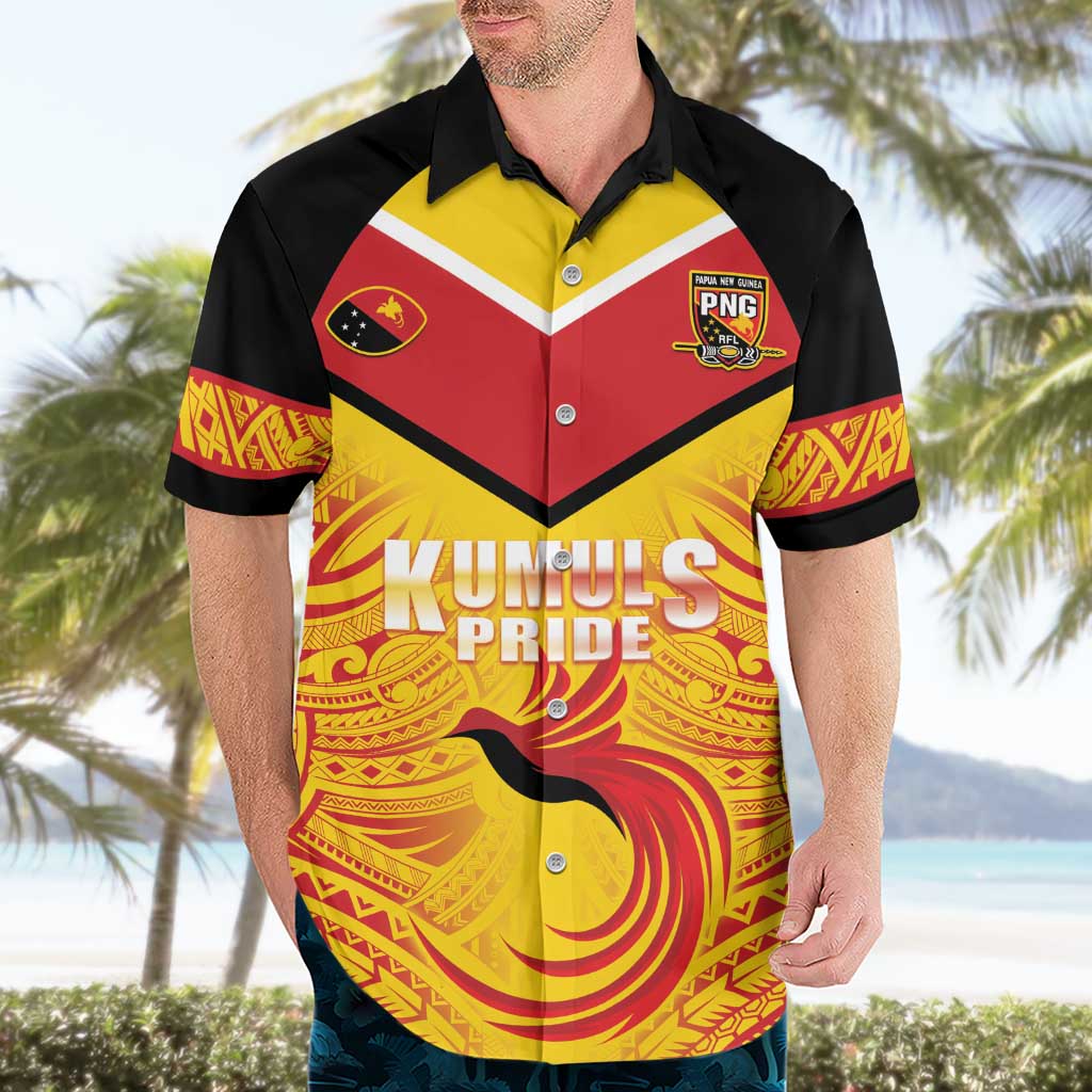 Papua New Guinea Rugby Custom Hawaiian Shirt Kumul Pride Go Champions LT05 - Polynesian Pride