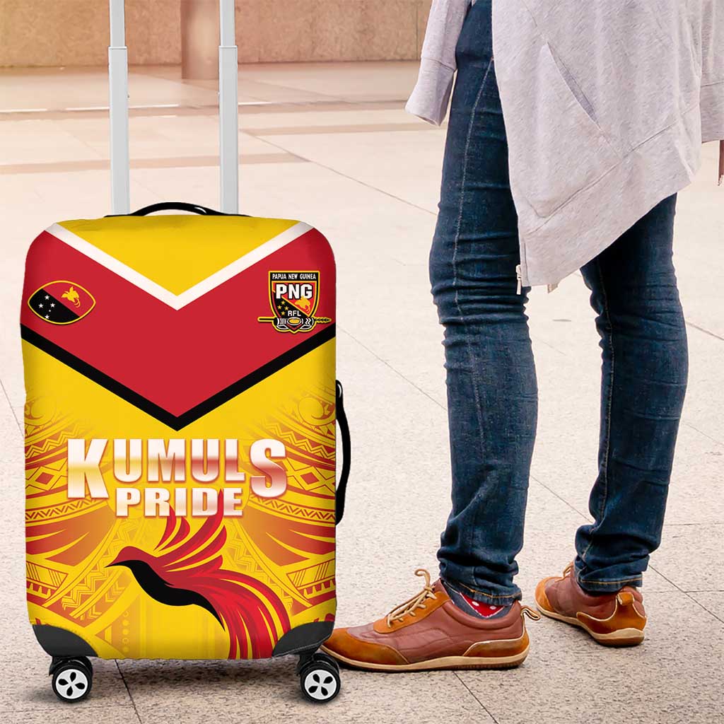 Papua New Guinea Rugby Luggage Cover Kumul Pride Go Champions