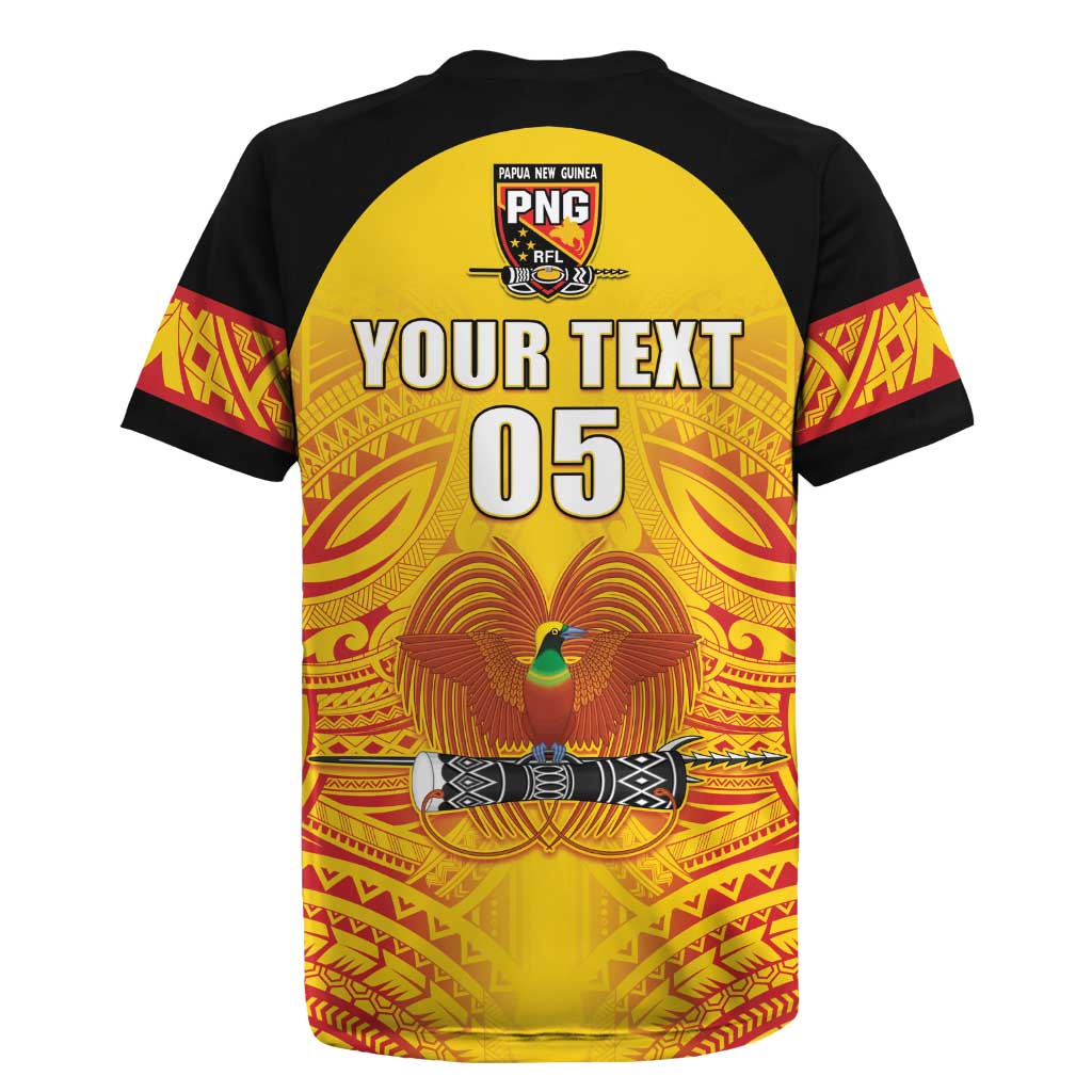 Papua New Guinea Rugby Custom Rugby Jersey Kumul Pride Go Champions LT05 - Polynesian Pride