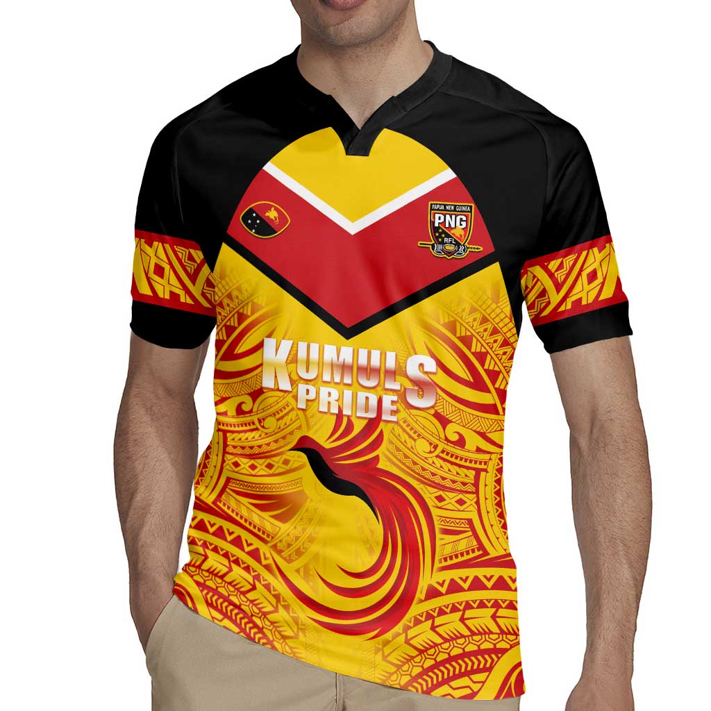 Papua New Guinea Rugby Custom Rugby Jersey Kumul Pride Go Champions LT05 - Polynesian Pride
