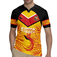 Papua New Guinea Rugby Custom Rugby Jersey Kumul Pride Go Champions LT05 - Polynesian Pride