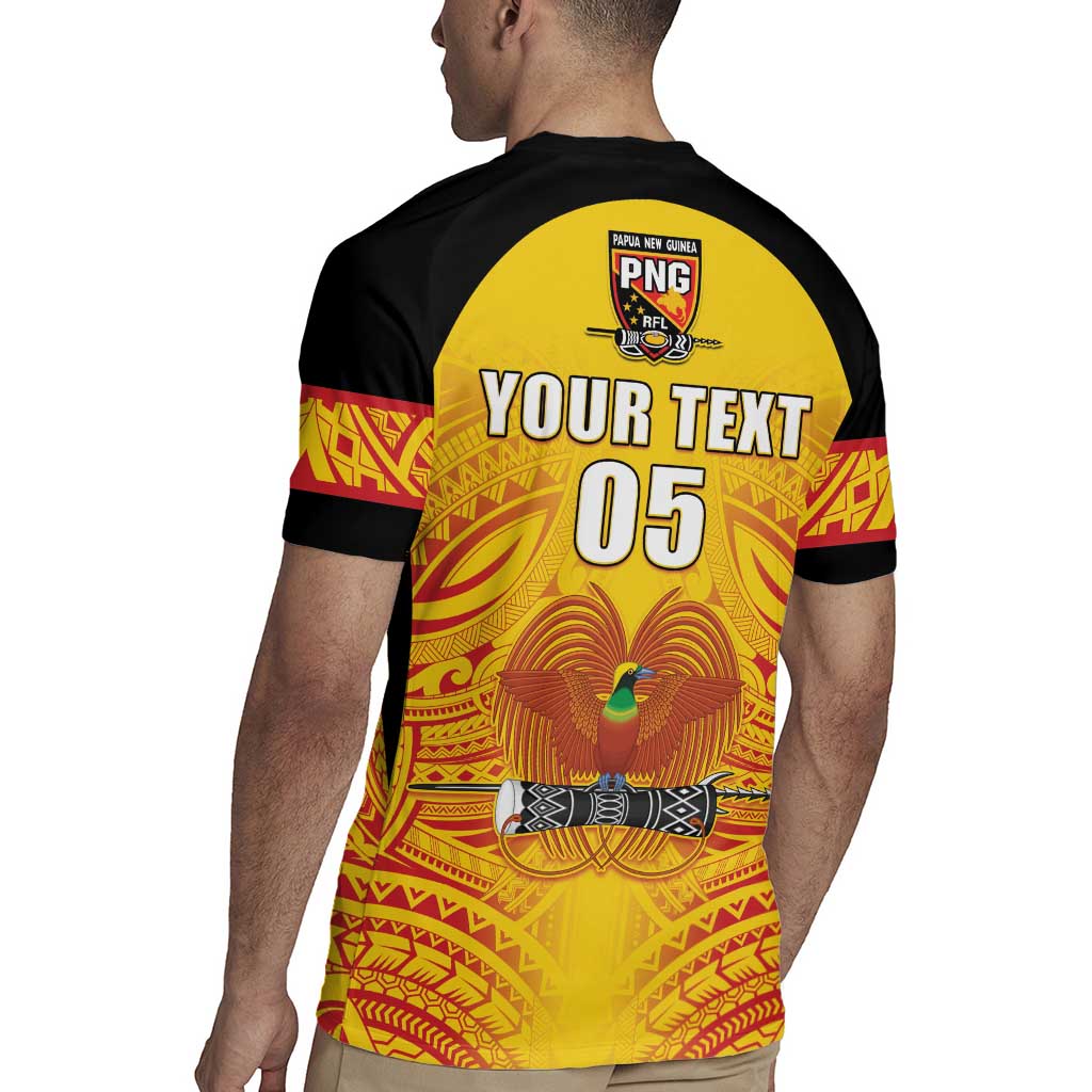Papua New Guinea Rugby Custom Rugby Jersey Kumul Pride Go Champions LT05 - Polynesian Pride