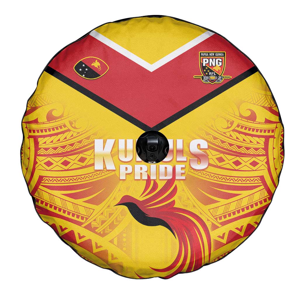 Papua New Guinea Rugby Spare Tire Cover Kumul Pride Go Champions LT05 - Polynesian Pride