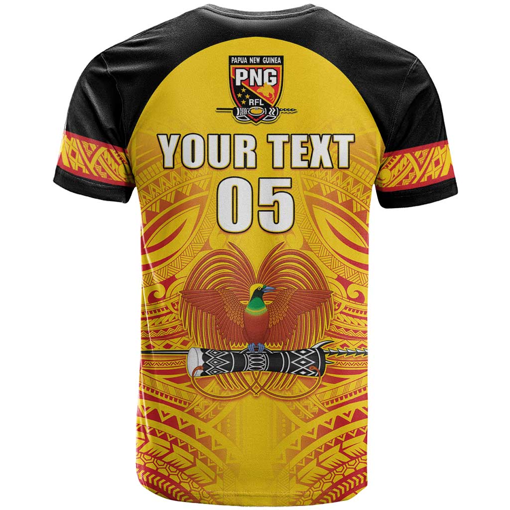 Papua New Guinea Rugby Custom T Shirt Kumul Pride Go Champions