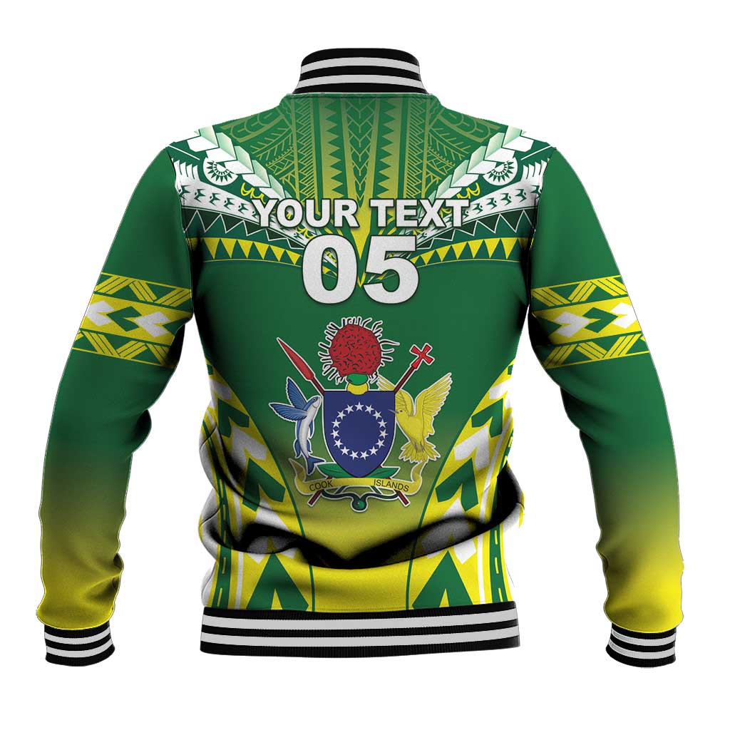 Cook Islands Rugby Custom Baseball Jacket The Kukis Go Champions LT05 - Polynesian Pride