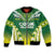 Cook Islands Rugby Custom Bomber Jacket The Kukis Go Champions