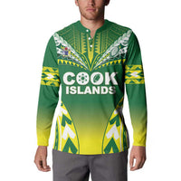 Cook Islands Rugby Custom Button Sweatshirt The Kukis Go Champions LT05 - Polynesian Pride