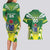 Cook Islands Rugby Custom Couples Matching Long Sleeve Bodycon Dress and Hawaiian Shirt The Kukis Go Champions