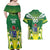 Cook Islands Rugby Custom Couples Matching Off Shoulder Maxi Dress and Hawaiian Shirt The Kukis Go Champions