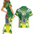 Cook Islands Rugby Custom Couples Matching Short Sleeve Bodycon Dress and Hawaiian Shirt The Kukis Go Champions