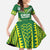 Cook Islands Rugby Custom Family Matching Long Sleeve Bodycon Dress and Hawaiian Shirt The Kukis Go Champions