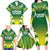 Cook Islands Rugby Custom Family Matching Long Sleeve Bodycon Dress and Hawaiian Shirt The Kukis Go Champions