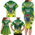 Cook Islands Rugby Custom Family Matching Long Sleeve Bodycon Dress and Hawaiian Shirt The Kukis Go Champions