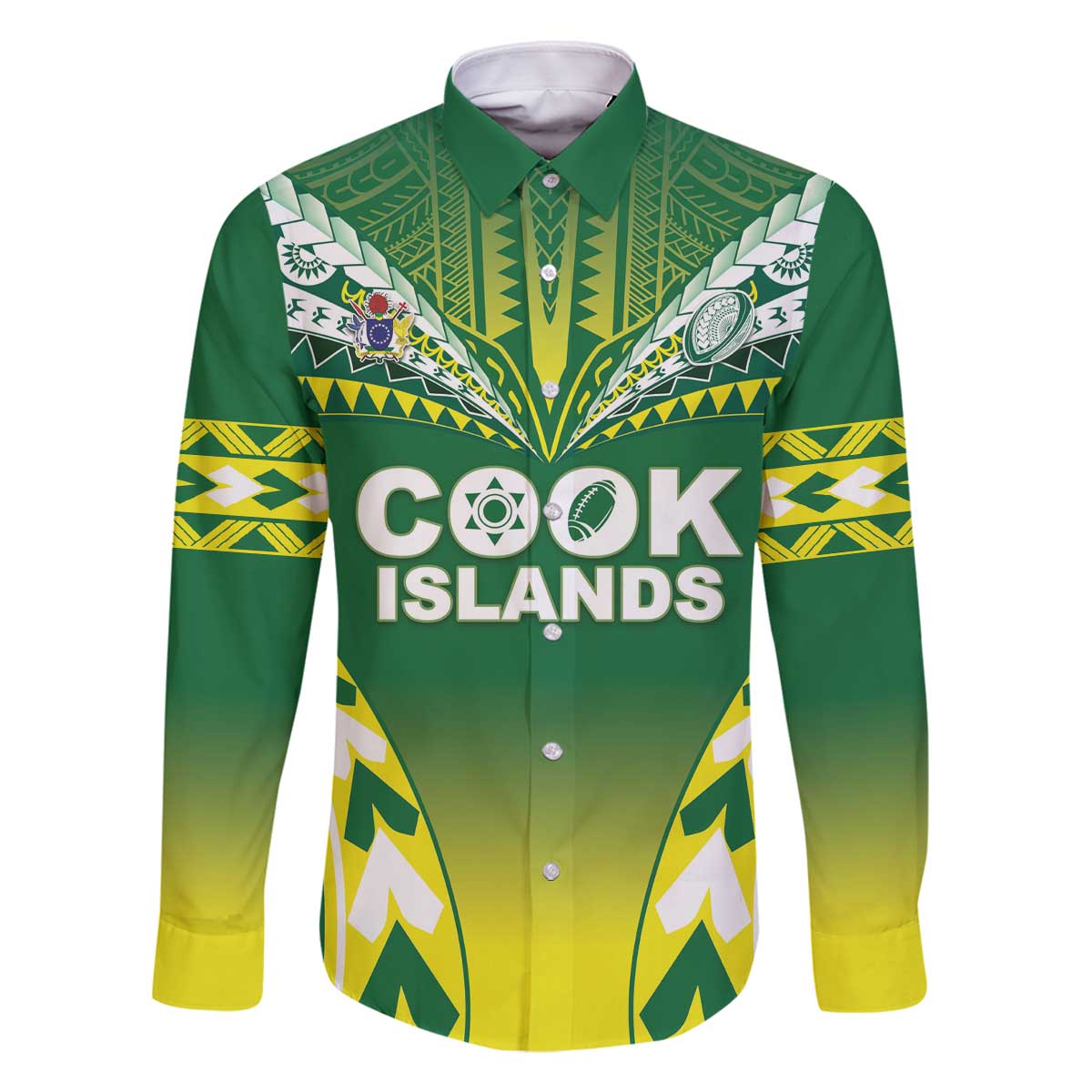 Cook Islands Rugby Custom Family Matching Off The Shoulder Long Sleeve Dress and Hawaiian Shirt The Kukis Go Champions