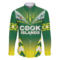 Cook Islands Rugby Custom Family Matching Off The Shoulder Long Sleeve Dress and Hawaiian Shirt The Kukis Go Champions