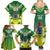 Cook Islands Rugby Custom Family Matching Summer Maxi Dress and Hawaiian Shirt The Kukis Go Champions