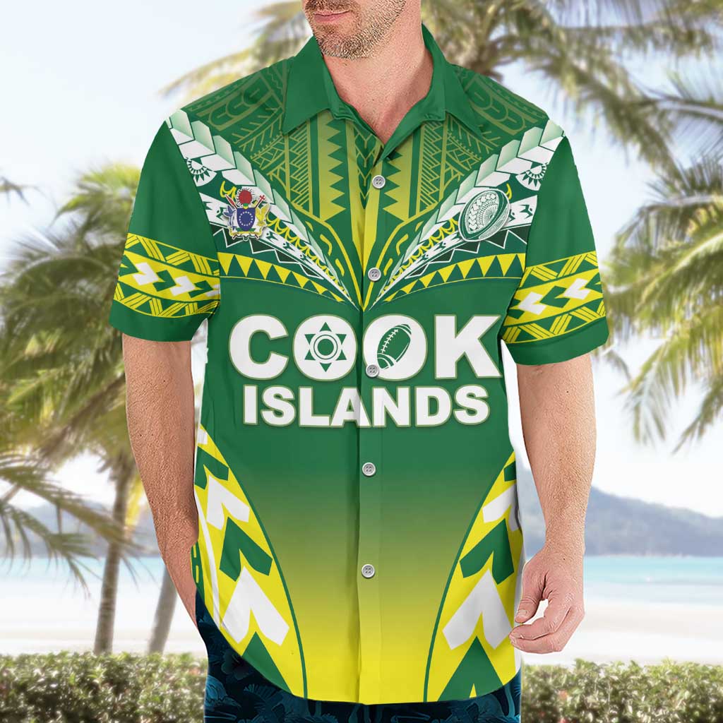 Cook Islands Rugby Custom Hawaiian Shirt The Kukis Go Champions LT05 - Polynesian Pride