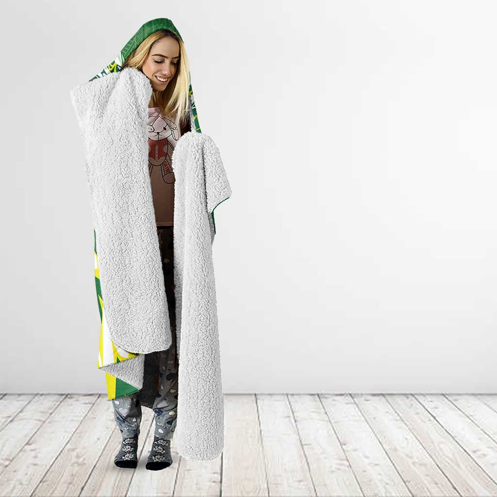 Cook Islands Rugby Hooded Blanket The Kukis Go Champions LT05 - Polynesian Pride