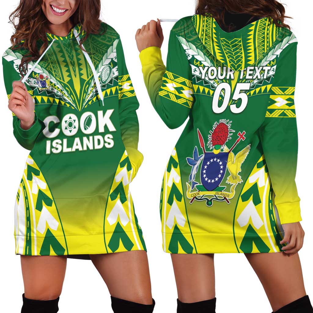 Cook Islands Rugby Custom Hoodie Dress The Kukis Go Champions LT05 - Polynesian Pride