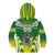 Cook Islands Rugby Custom Kid Hoodie The Kukis Go Champions