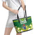 Cook Islands Rugby Leather Tote Bag The Kukis Go Champions