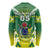 Cook Islands Rugby Custom Long Sleeve Shirt The Kukis Go Champions