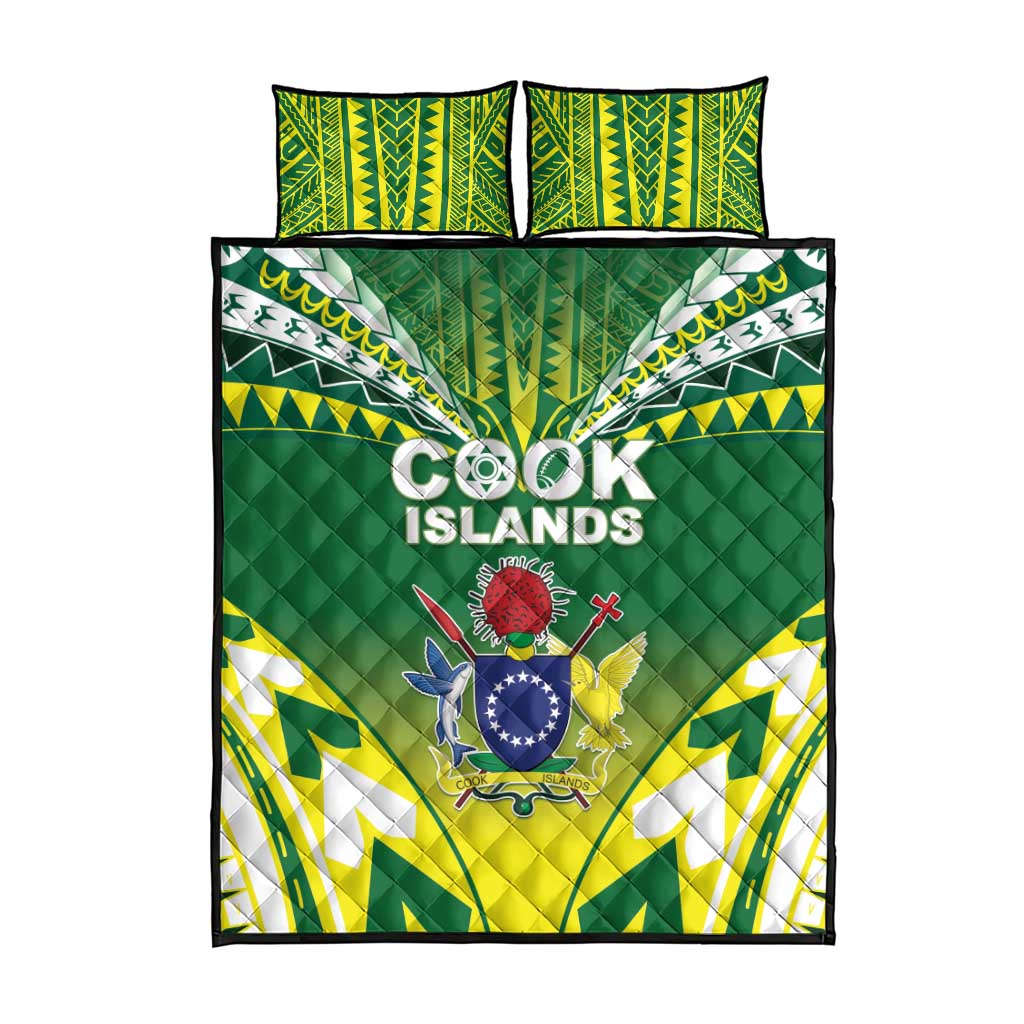 Cook Islands Rugby Quilt Bed Set The Kukis Go Champions LT05 - Polynesian Pride