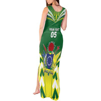 Cook Islands Rugby Custom Tank Maxi Dress The Kukis Go Champions LT05 - Polynesian Pride
