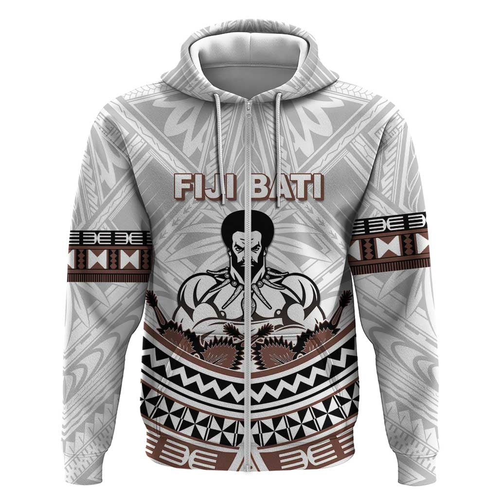 Fiji Rugby Custom Zip Hoodie Fijian Bati Go Champions