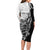 New Zealand Kiwi Rugby Custom Family Matching Long Sleeve Bodycon Dress and Hawaiian Shirt Go Champions Maori Pattern