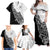 New Zealand Kiwi Rugby Custom Family Matching Off Shoulder Maxi Dress and Hawaiian Shirt Go Champions Maori Pattern