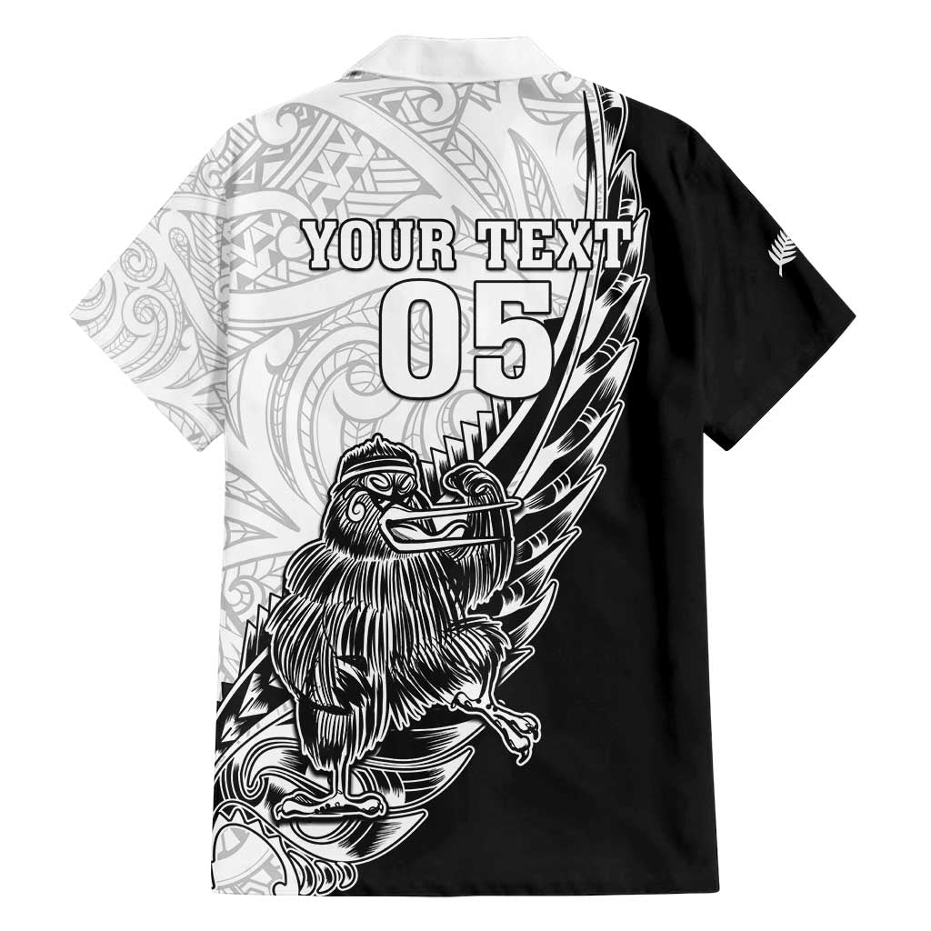 New Zealand Kiwi Rugby Custom Family Matching Summer Maxi Dress and Hawaiian Shirt Go Champions Maori Pattern