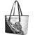 New Zealand Kiwi Rugby Custom Leather Tote Bag Go Champions Maori Pattern