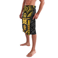 Custom Polynesia Beach Volleyball Lavalava Gold Polynesian Tribal Pattern - Polynesian Pride