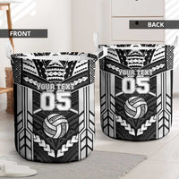 Custom Polynesia Beach Volleyball Laundry Basket Polynesian Tribal Pattern LT05 - Polynesian Pride