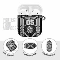 Custom Polynesia Beach Volleyball AirPods Case Polynesian Tribal Pattern - Polynesian Pride