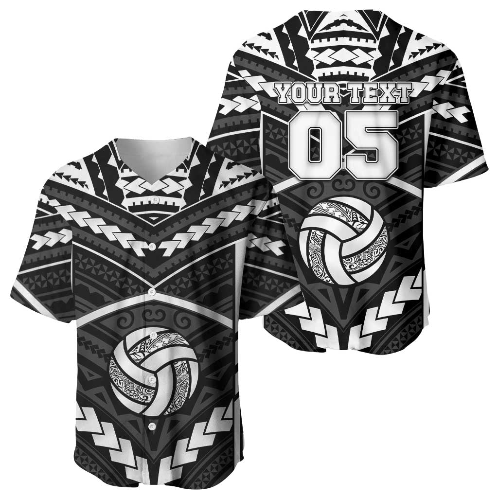 Custom Polynesia Beach Volleyball Baseball Jersey Polynesian Tribal Pattern LT05 - Polynesian Pride