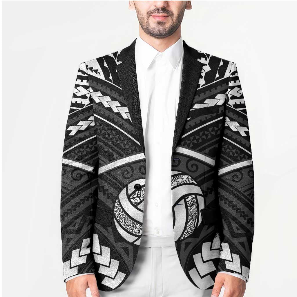 Custom Polynesia Beach Volleyball Blazer Polynesian Tribal Pattern - Polynesian Pride