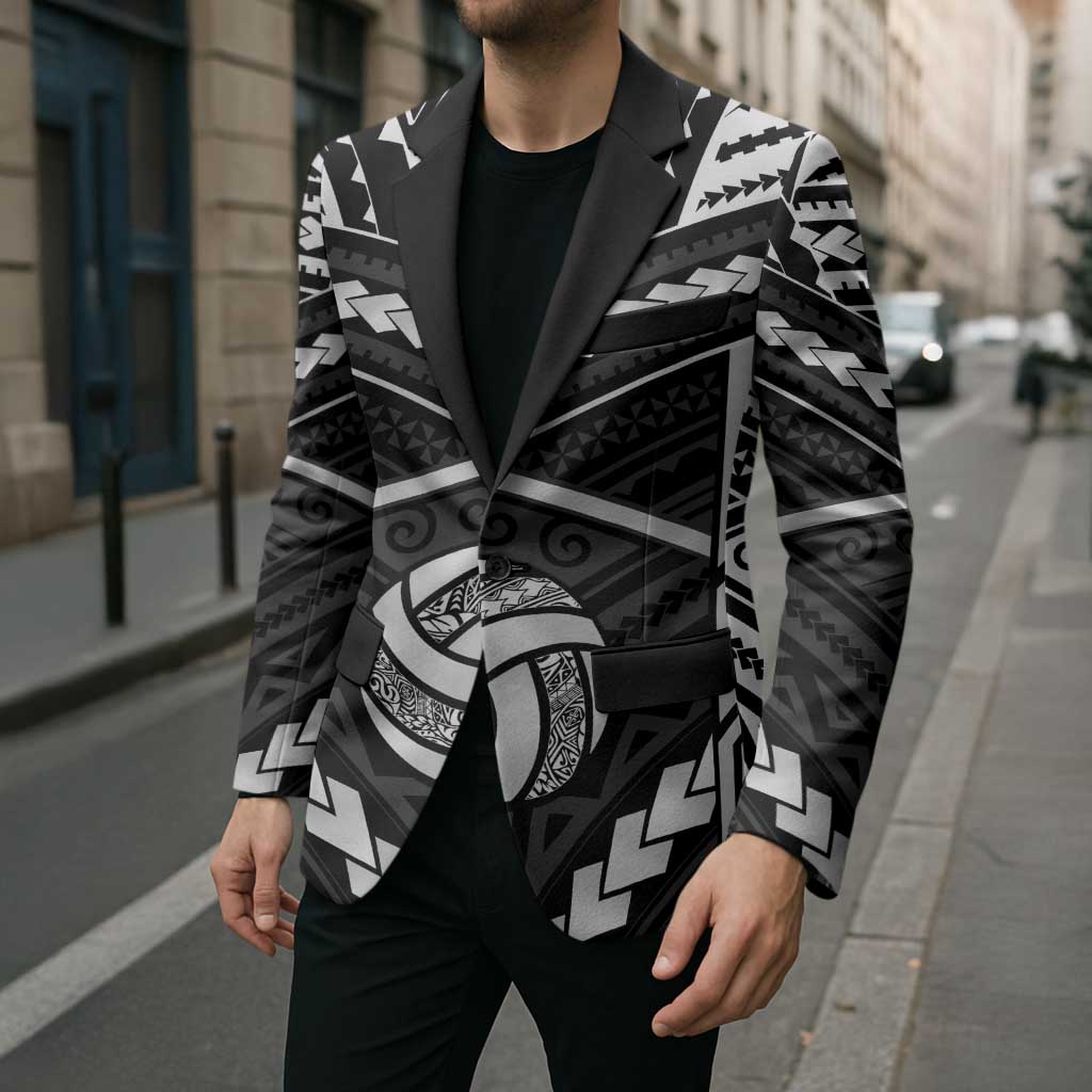 Custom Polynesia Beach Volleyball Blazer Polynesian Tribal Pattern - Polynesian Pride