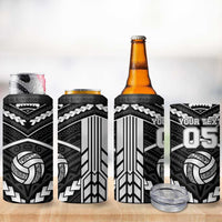 Custom Polynesia Beach Volleyball 4 in 1 Can Cooler Tumbler Polynesian Tribal Pattern LT05 - Polynesian Pride