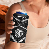 Custom Polynesia Beach Volleyball 4 in 1 Can Cooler Tumbler Polynesian Tribal Pattern LT05 - Polynesian Pride