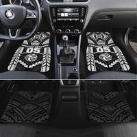 Custom Polynesia Beach Volleyball Car Mats Polynesian Tribal Pattern LT05 Set 4pcs Black - Polynesian Pride
