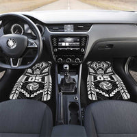 Custom Polynesia Beach Volleyball Car Mats Polynesian Tribal Pattern LT05 Set 2pcs - Front Black - Polynesian Pride