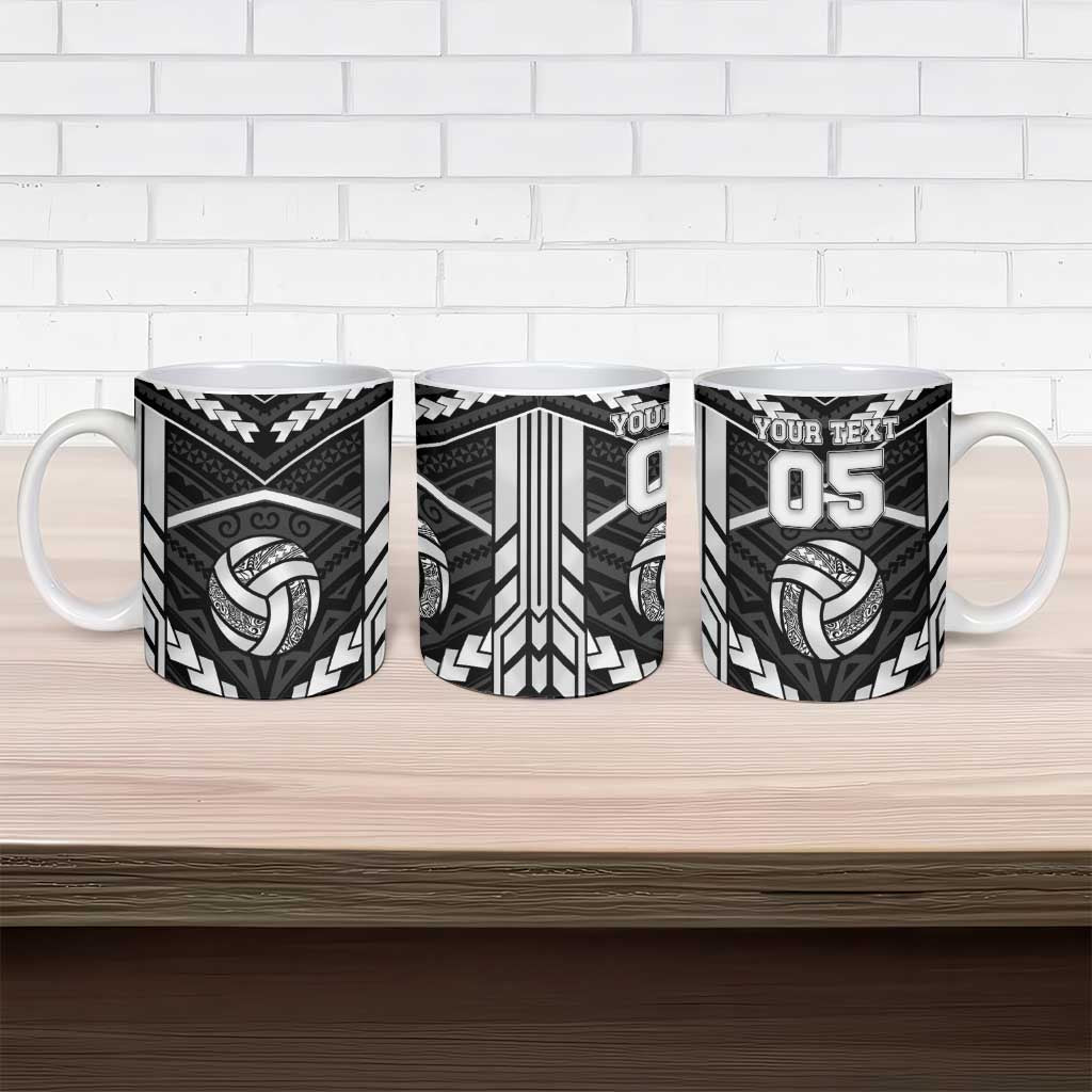 Custom Polynesia Beach Volleyball Ceramic Mug Polynesian Tribal Pattern LT05 - Polynesian Pride