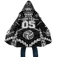 Custom Polynesia Beach Volleyball Cloak Polynesian Tribal Pattern LT05 Unisex Black - Polynesian Pride
